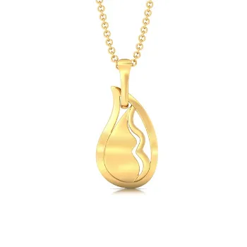 Appealing White Gold Pendant 